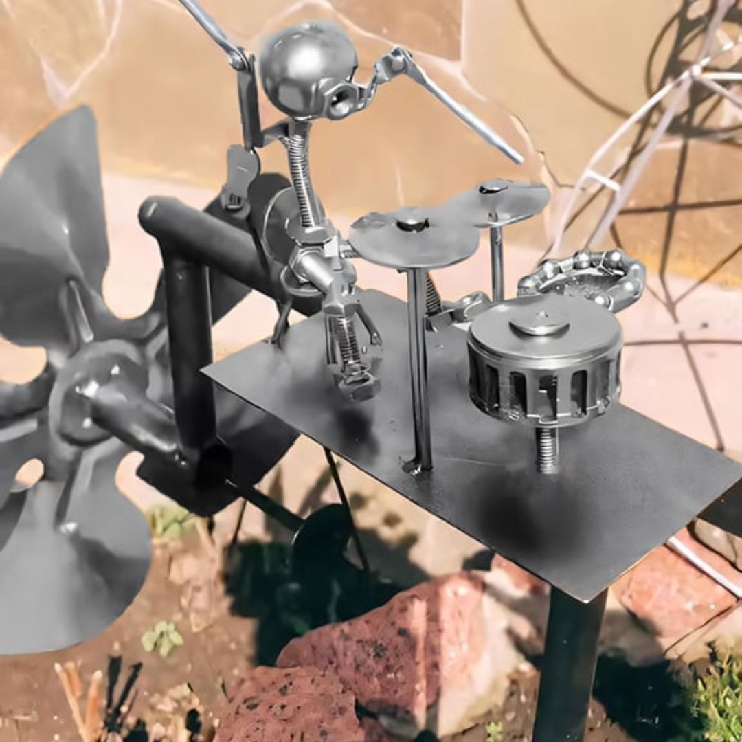 WindDrummer - Bewegte Gartendeko mit Charakter