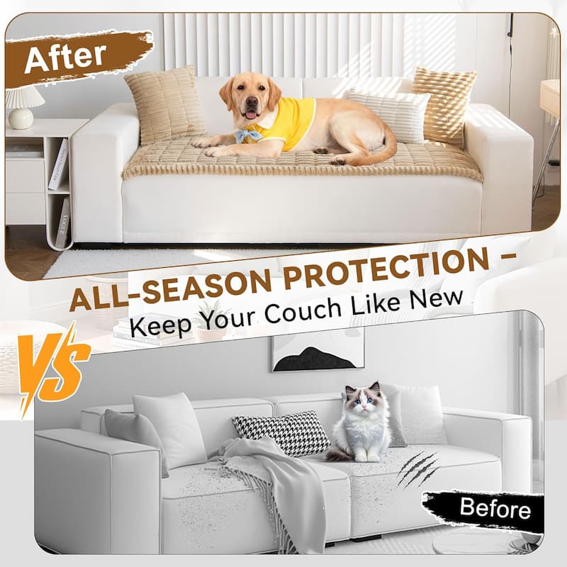 Sofa Mat - Gestepptes Cord-Sofakissen | Ideal für Haustiere