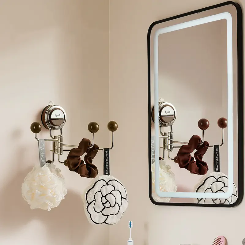 SuctionHooks - Bohrfreie drehbare Saughaken — Effiziente Aufhängung für Bad, Küche & Schrank