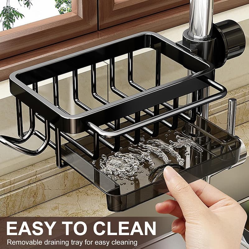 HoguRack - Aluminium-Spülbecken-Organizer - Halten Sie Ihren Raum sauber