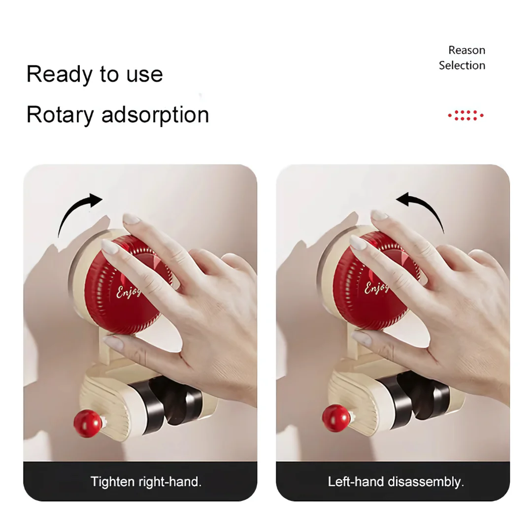 ShowerAdjuster - Verstellbarer Duschkopfhalter mit Saugnapf