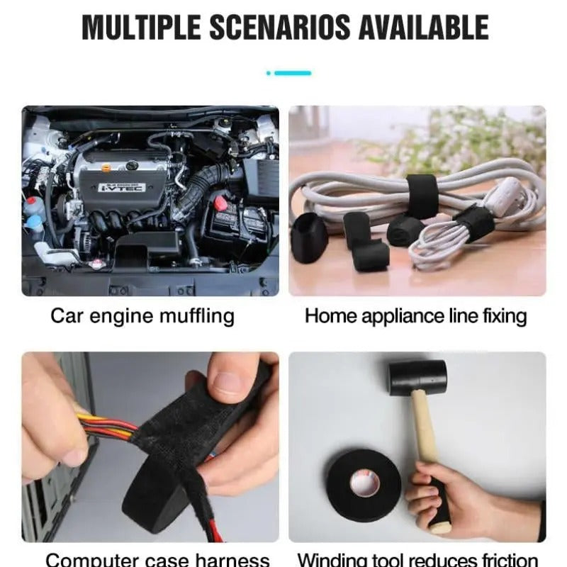 MechaTape - Elektroband Auto Kabel — Sicherer Schutz für Kfz-Schaltkreise