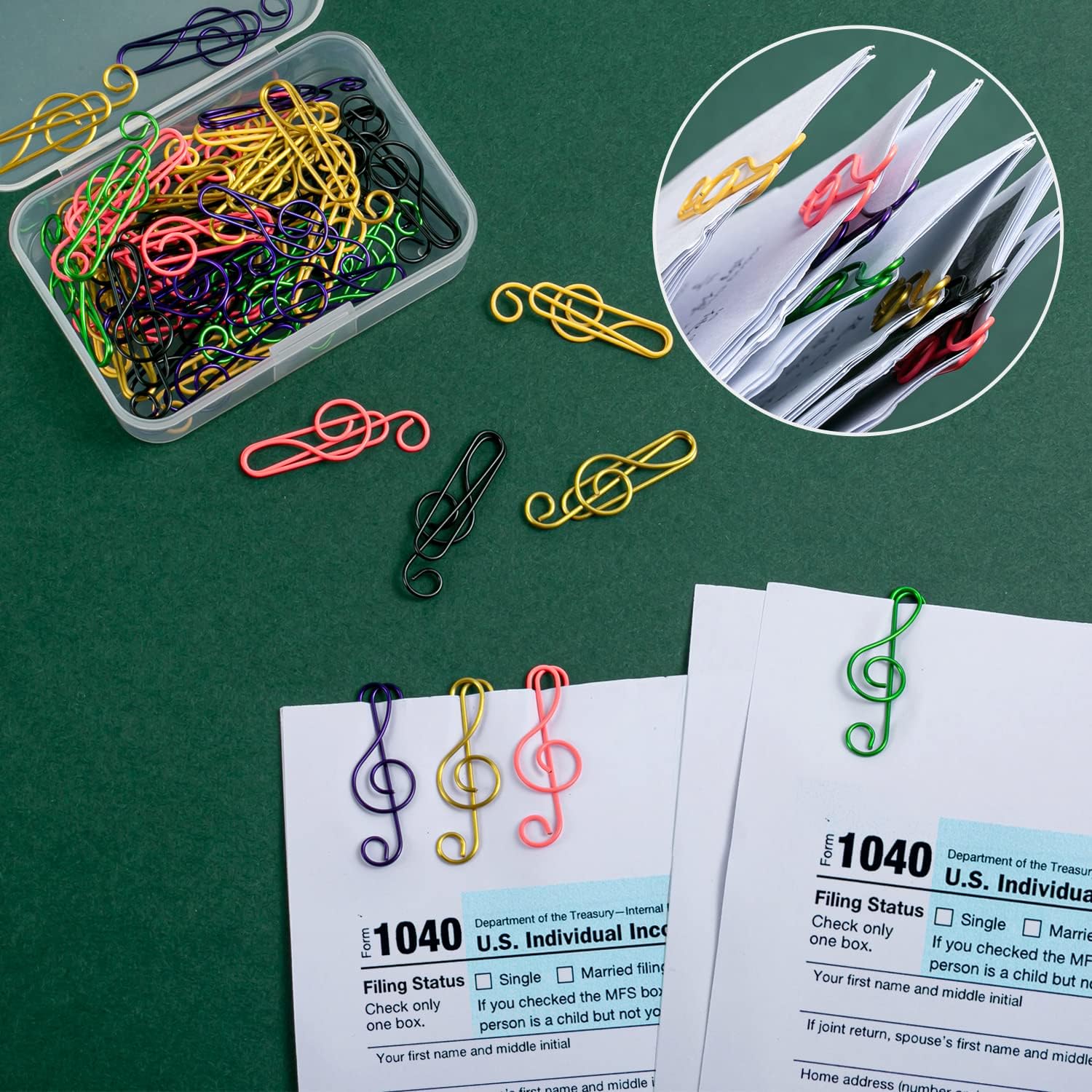 NoteClips - Musiknoten-Büroklammern – für Schule, Büro & kreative Geschenke