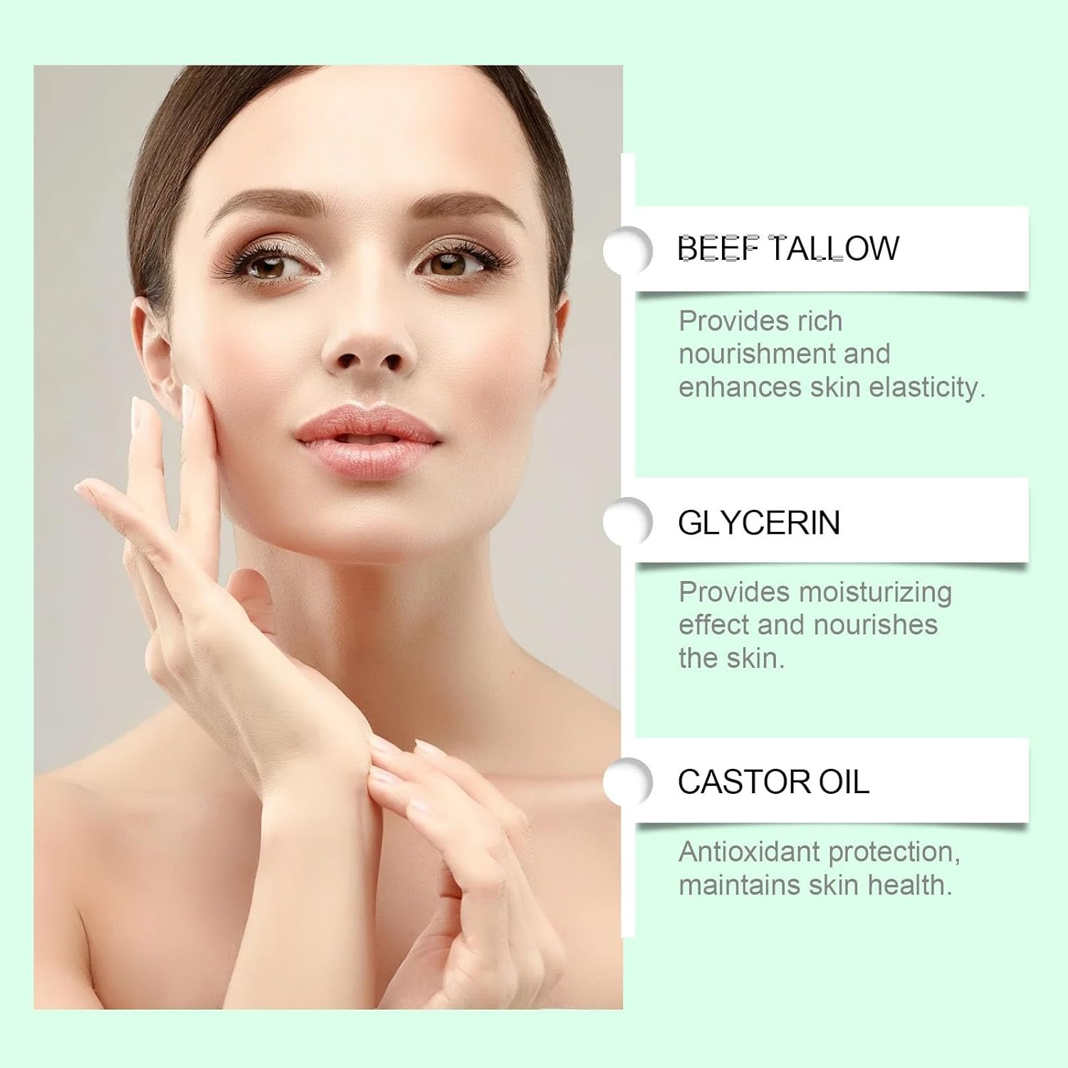 TallowCream - Bio-Talgbalsam mit Rizinusöl und Weihrauch für natürliche Hautpflege und Feuchtigkeitspflege