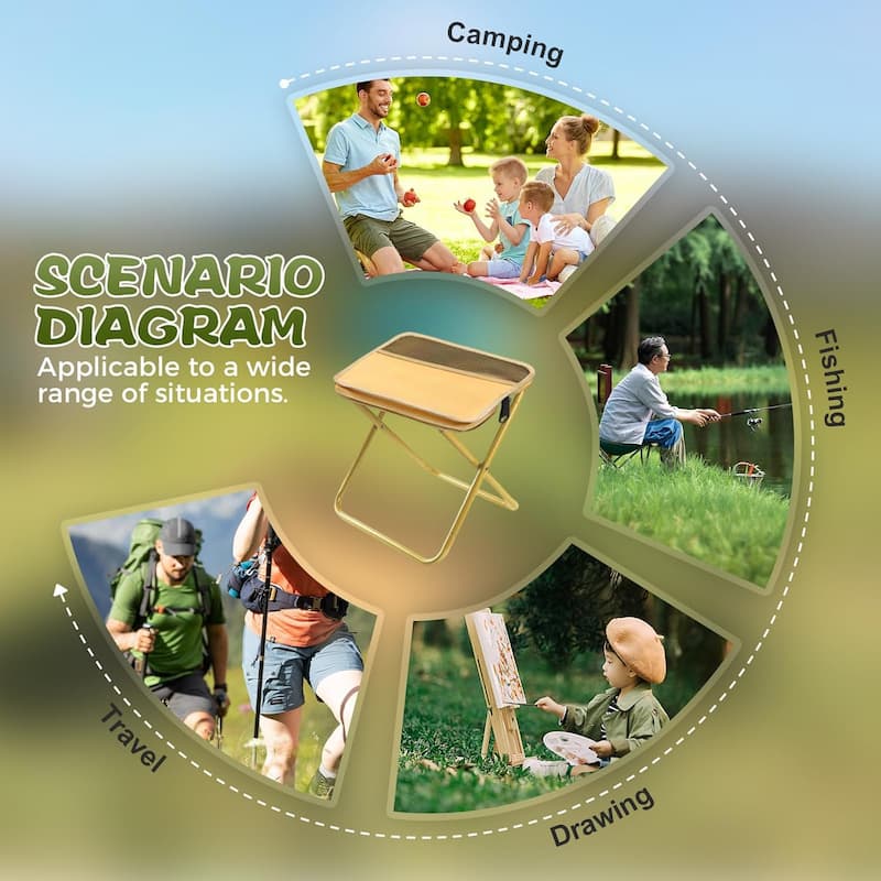 PortaSeat - Klappbarer Sitzhocker – Stabil, leicht und wasserdicht für unterwegs