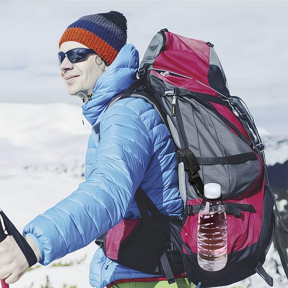 BottleHanger - 4er-Pack Robustes Nylon Outdoor Set für freihändige Wasserflaschenhalterung