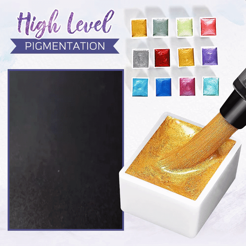 MetalicPaint - Intensive Metallic-Farbe Set für lebendige Kreationen