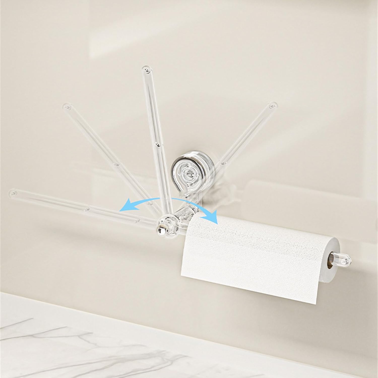 RollHolder - suction cup kitchen roll holder