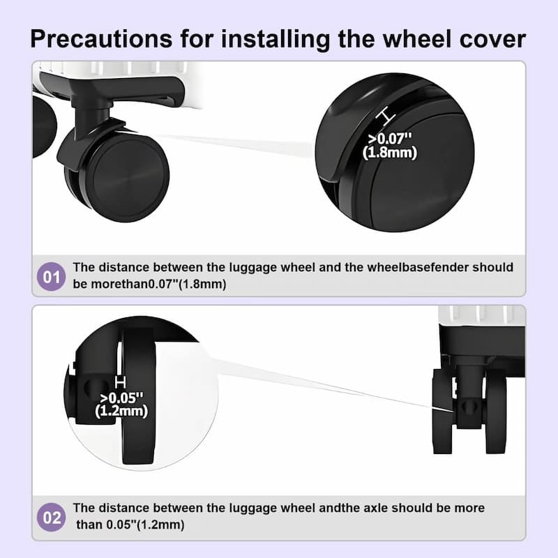 WheelRings - Radschutzüberzüge für leises und geschütztes Rollen