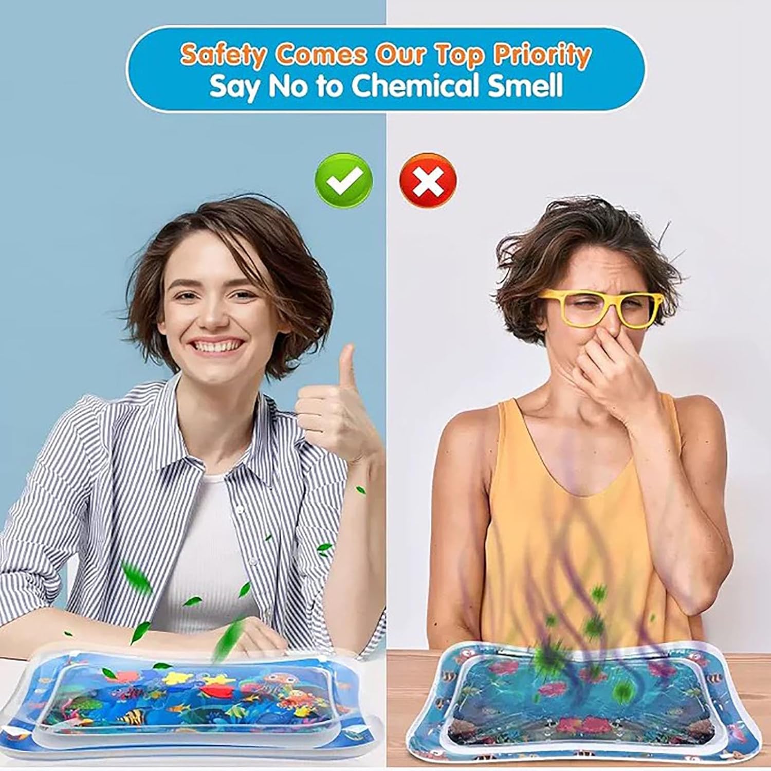 BreezePad - Halten Sie Ihren pelzigen Freund mit unserer sicheren und einfach zu verwendenden Wassermatte beschäftigt und kühl