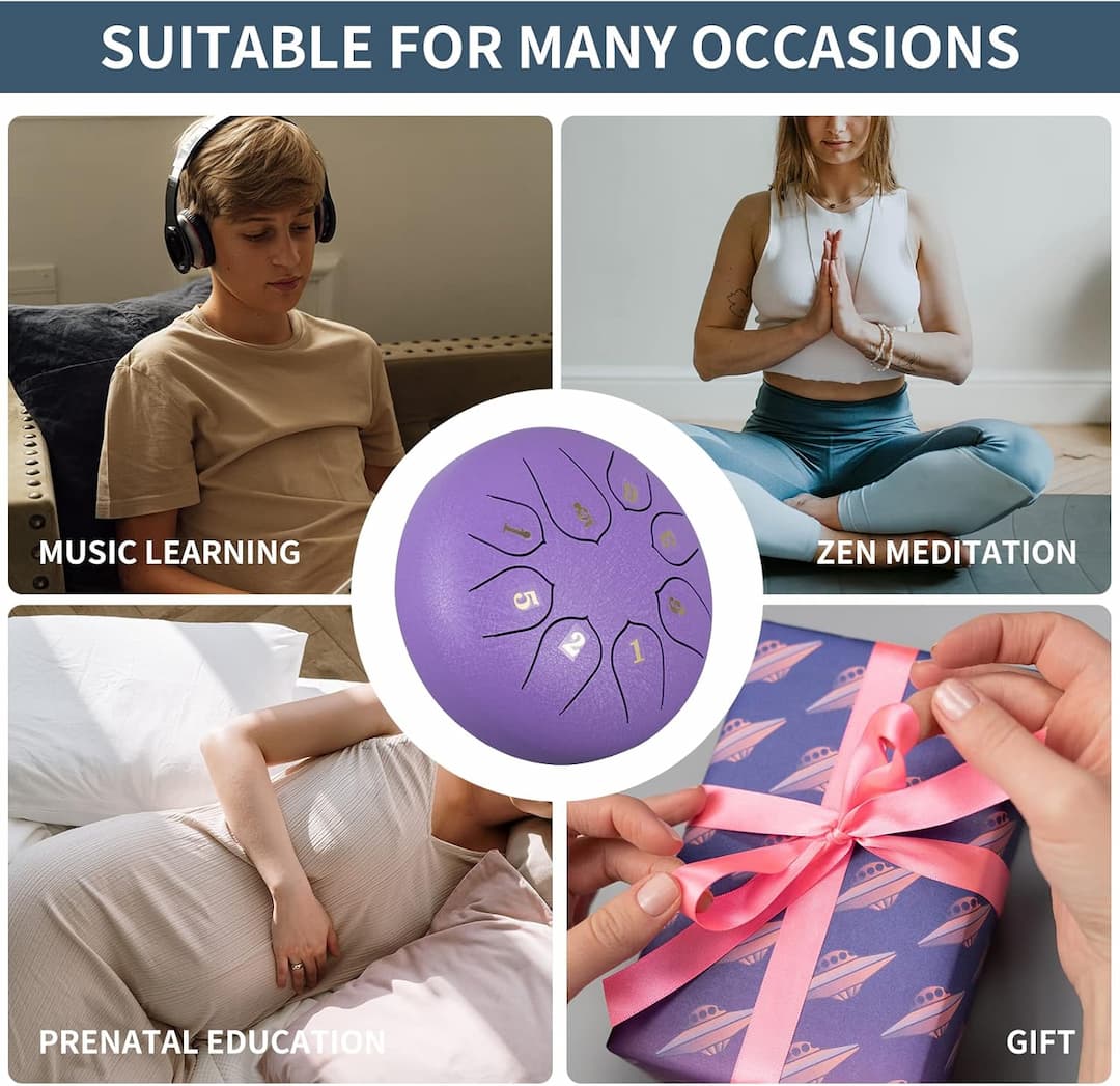 CalmOase - Handpan-Trommel für magischen Frieden und Meditation