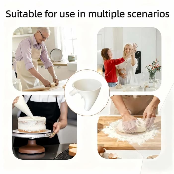 Glatter Backtrichter für Ihre Küchenmaschine