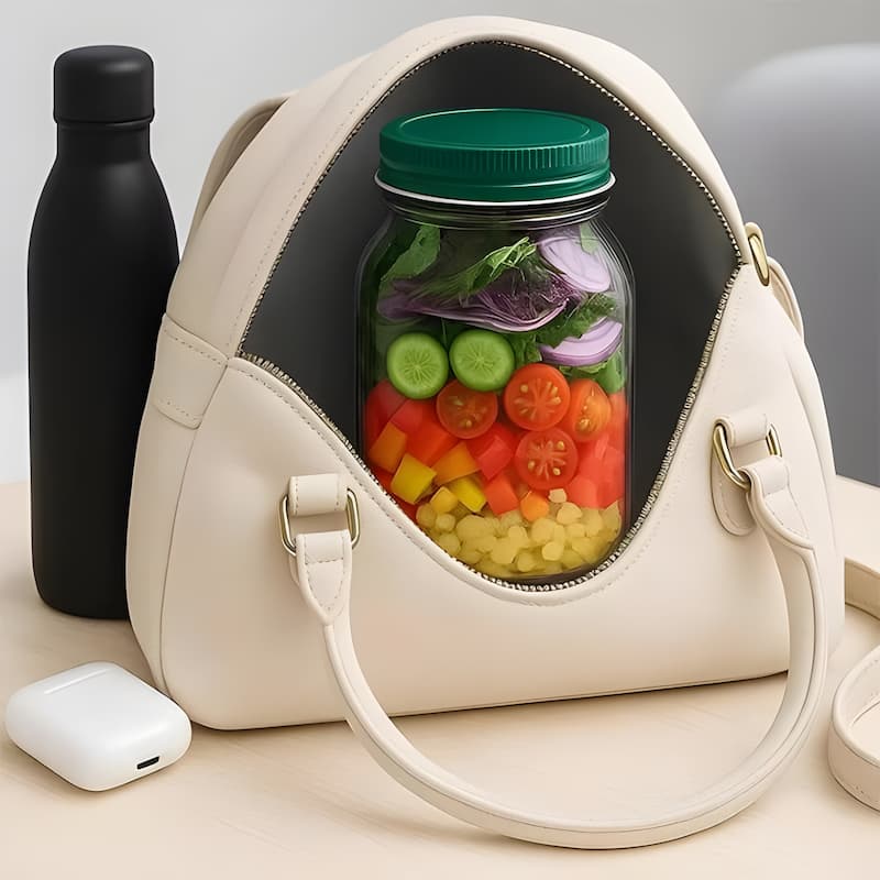SaladJar - Salatbehälter mit Fächern