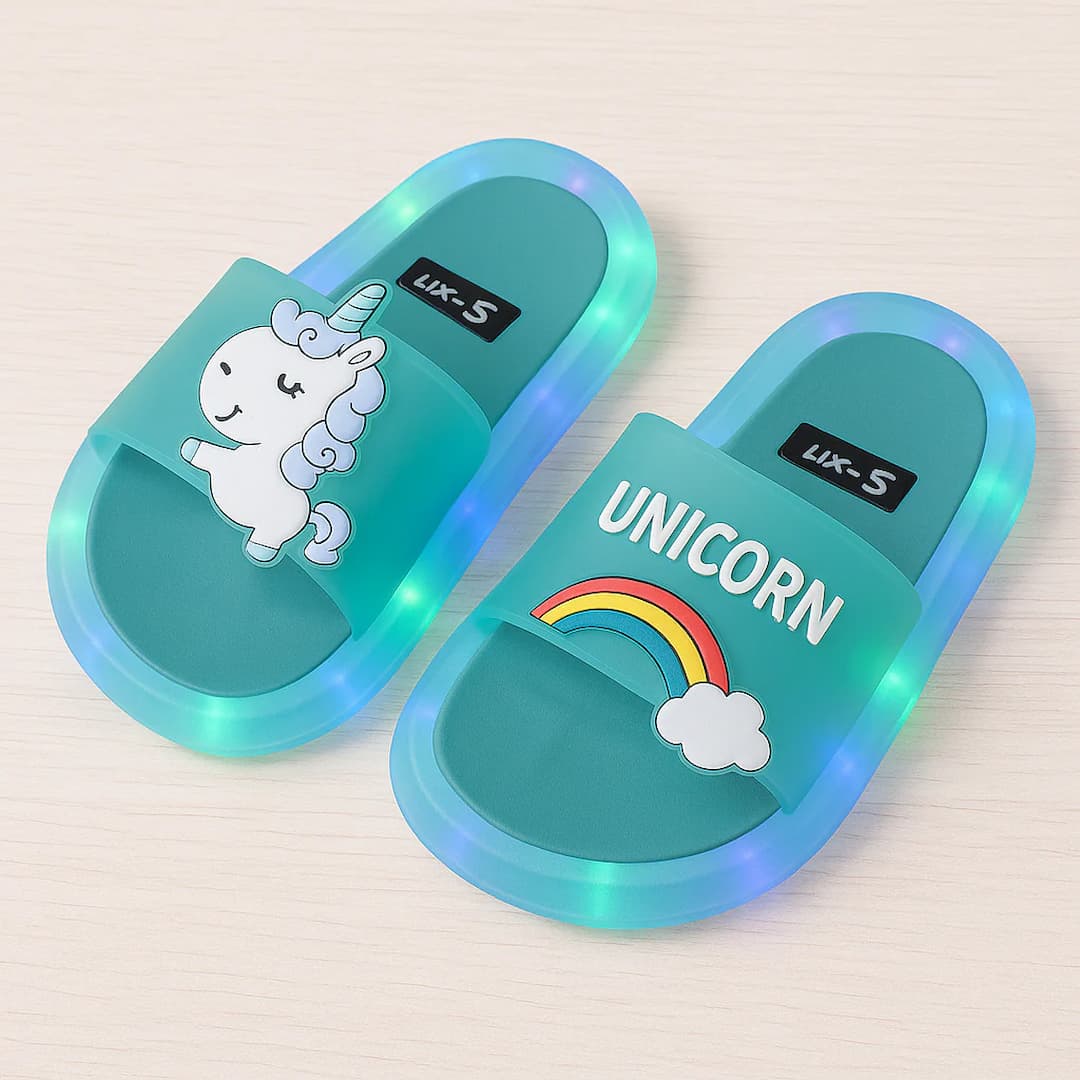 Magische Einhorn-Hausschuhe für Kinder