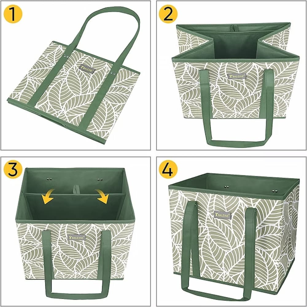 Foldable Tote - Faltbare Tragetasche mit verstärktem Boden