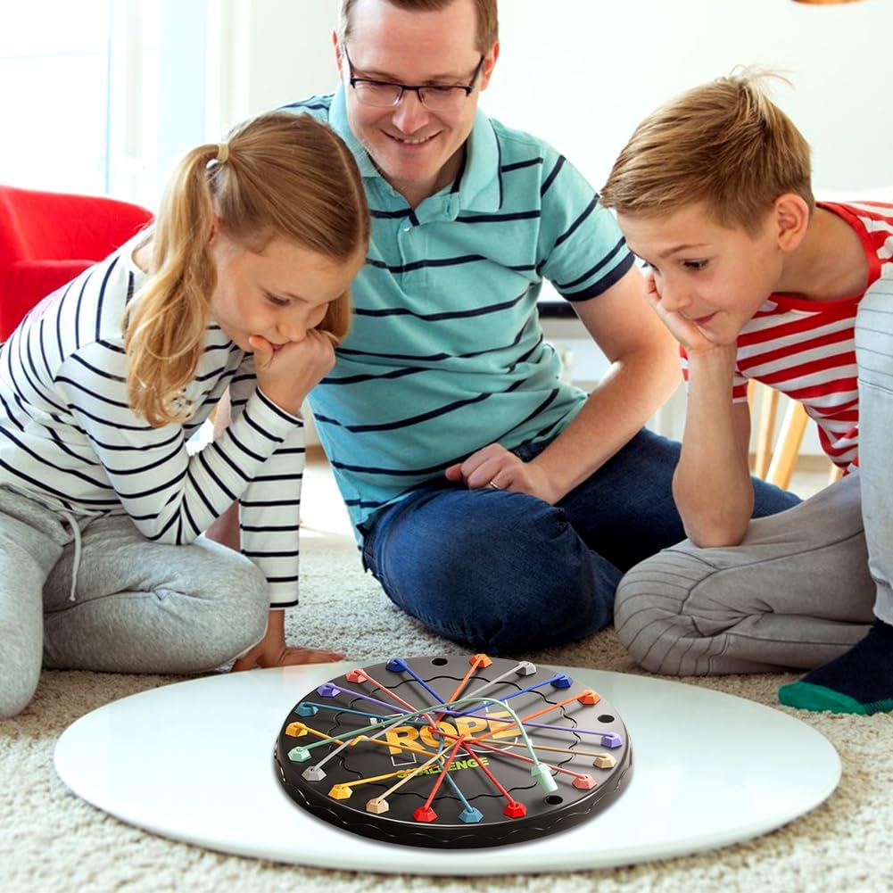 StringKnots - Kniffliges Seilaufwickelbrett Spiel — Fordere deine Gegner heraus