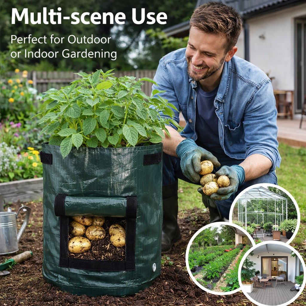 Grow Bag - Kartoffelanbau-Tasche mit einfacher Ernte