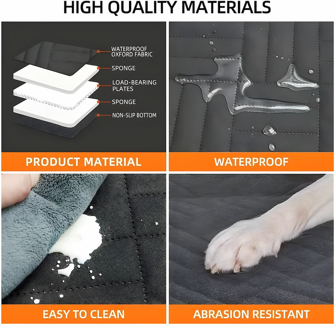 BoguraSeat - Hartboden-Autositzschoner für Hunde