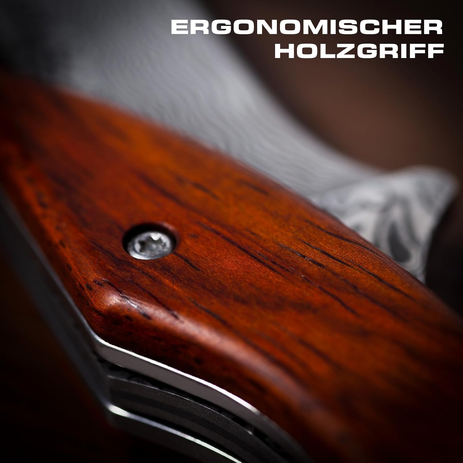 DamaBlade - Handgeschmiedetes Damaszenerstahl-Klappmesser