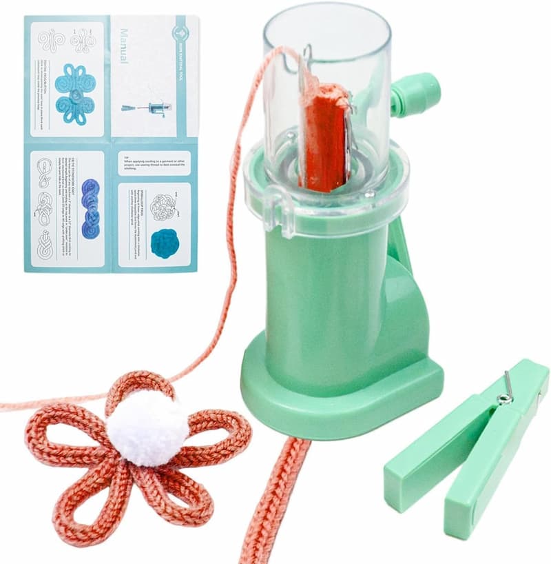 KnitCord - Schnellstrickmaschine für I-Cord — Schneller I-Cord-Macher mit perfekter Spannung