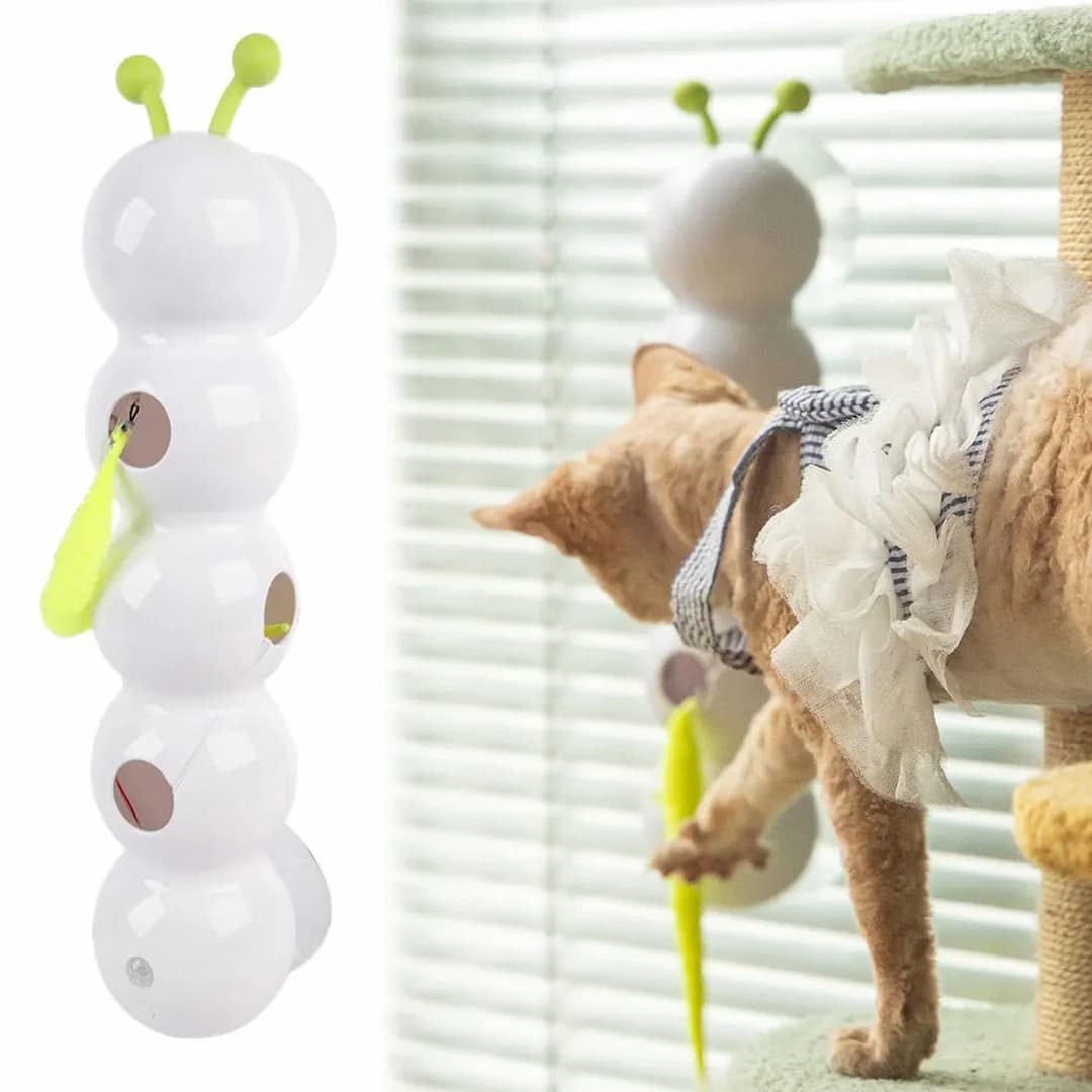 WormWhirl - Interaktives Katzenspielzeug mit Schneckenbewegung