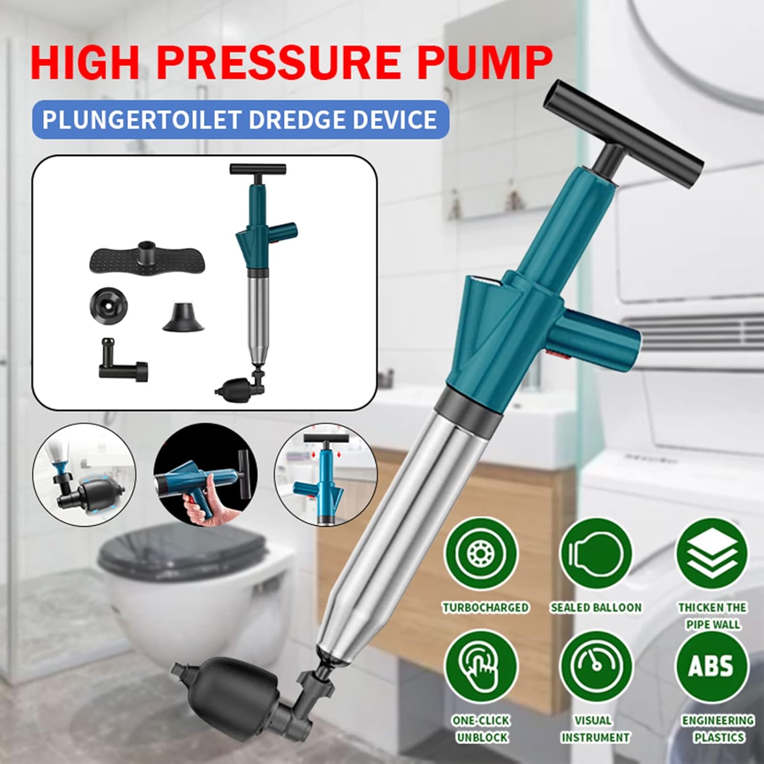 ClearGo - Erstopfte Abflüsse in Sekundenschnelle Befreien