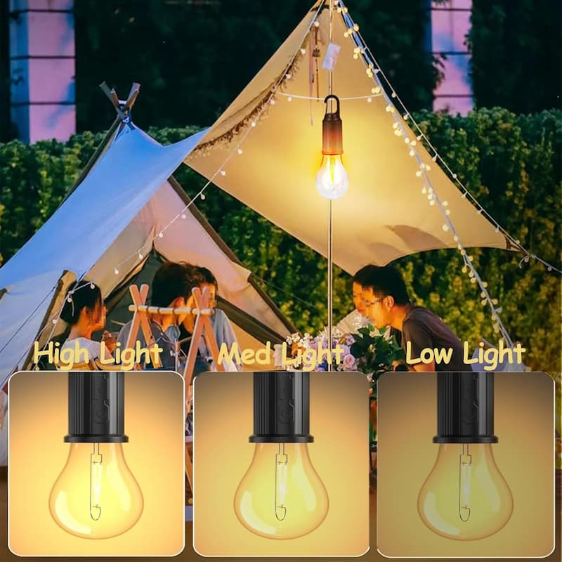 ClipBulb - Retro Campinglicht — Perfekte Atmosphäre für Zelt & Angelplatz