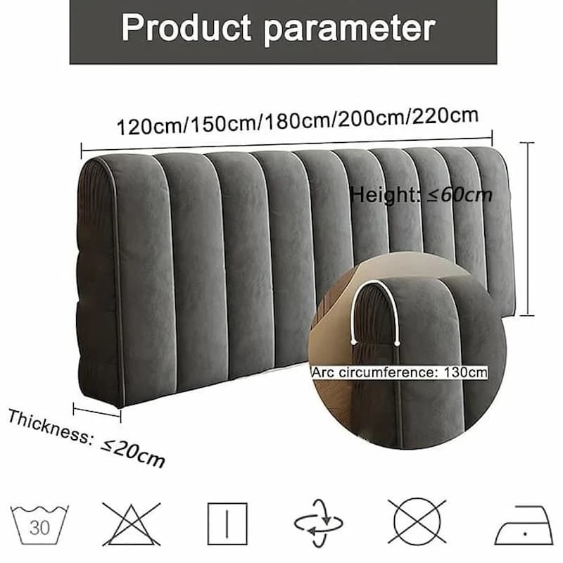 VelveCover - Samtbezug für Kopfteil