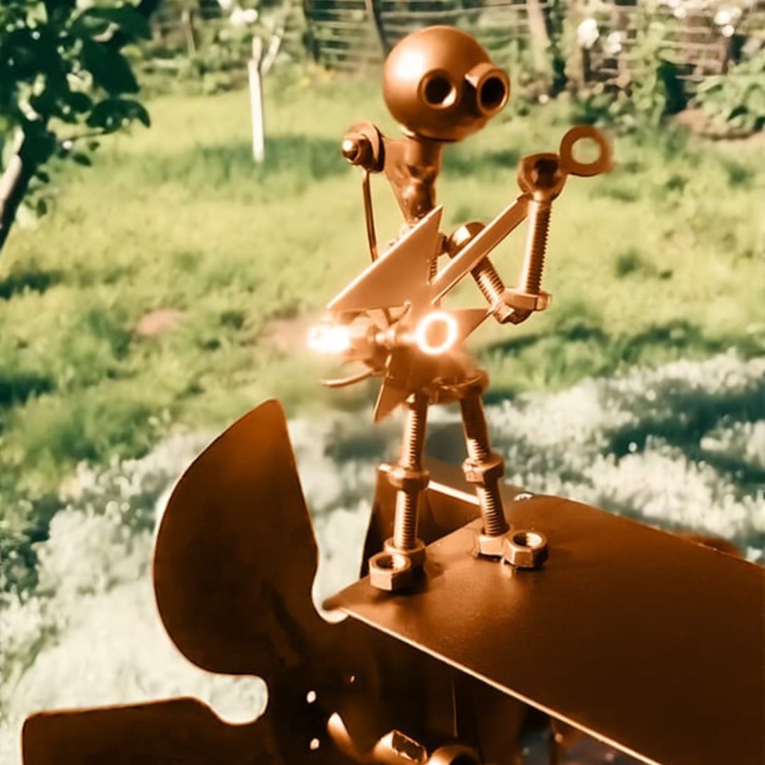 WindDrummer - Bewegte Gartendeko mit Charakter