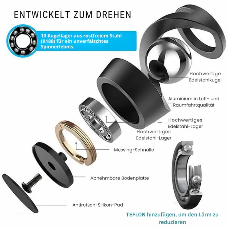 SpheraMag - Kinetisches Schreibtischspiel mit schwebender Gravitation