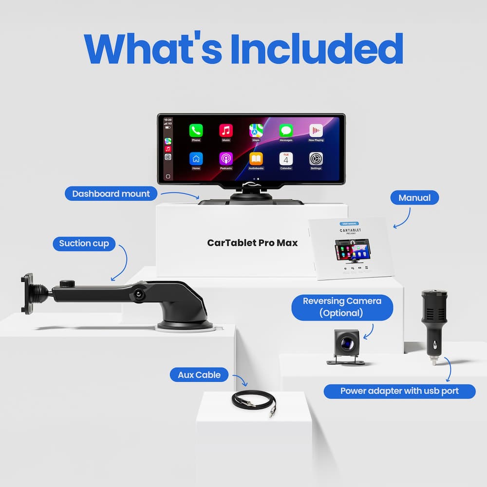 CarTablet - Holen Sie sich jetzt Apple Carplay und Android Auto in Ihr Auto!