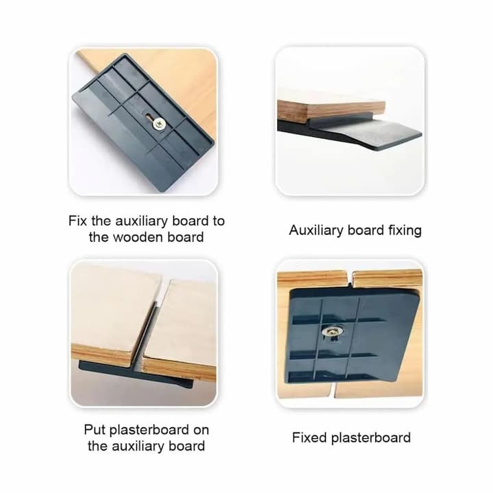 BoardHold - Kunststoff-Deckenpaneel-Befestigungsplatten für einfache Ein-Personen-Installation