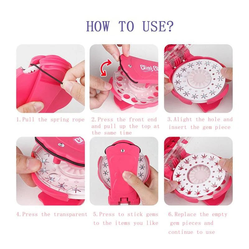 SparkleTouch - Sofortiger Haar- und Accessoire-Schmuckdekorateur