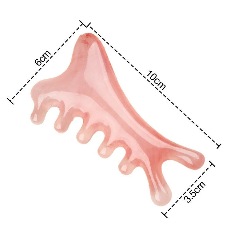 GuaSha - Multifunktionaler Haut- und Kopfhautmassagekamm