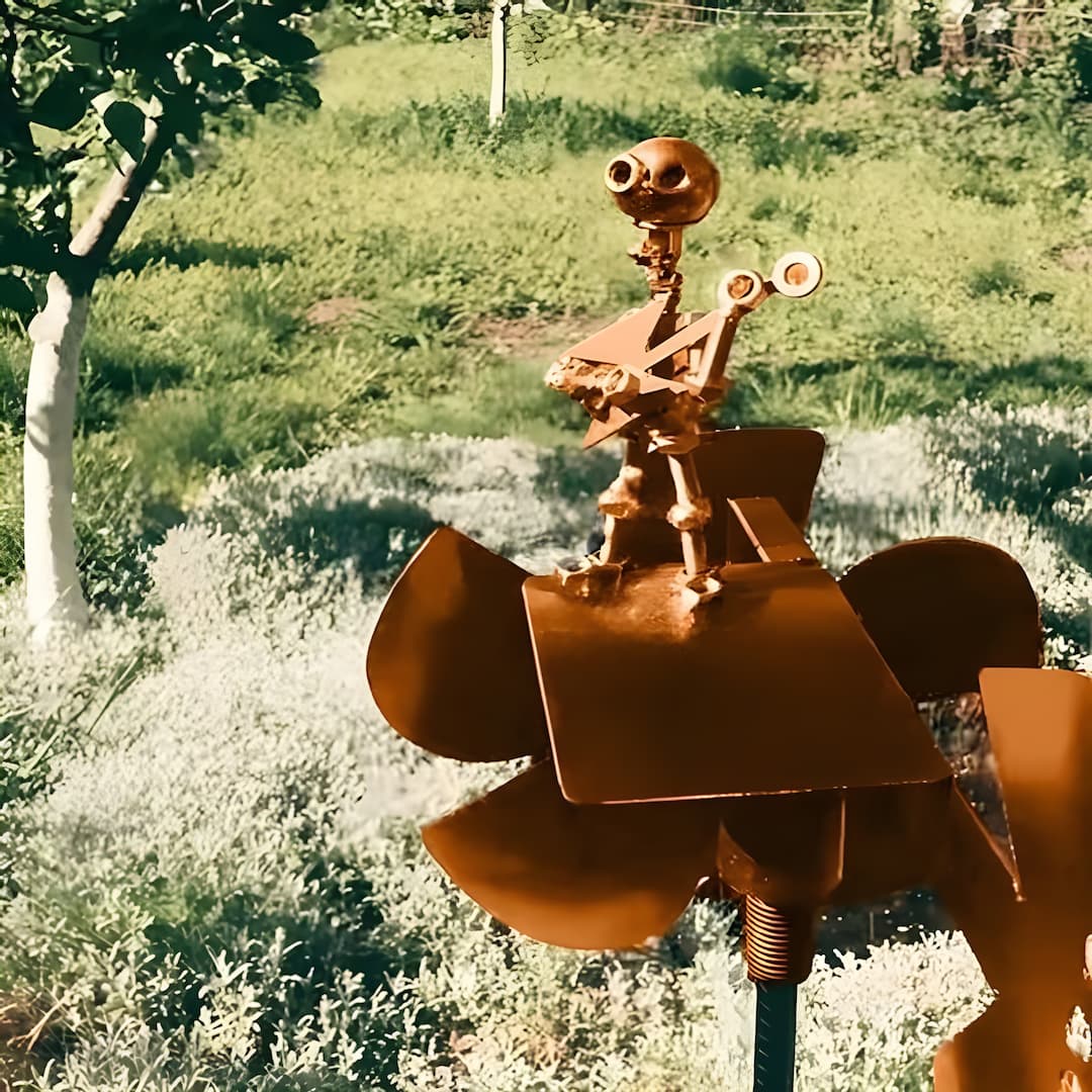 WindDrummer - Bewegte Gartendeko mit Charakter