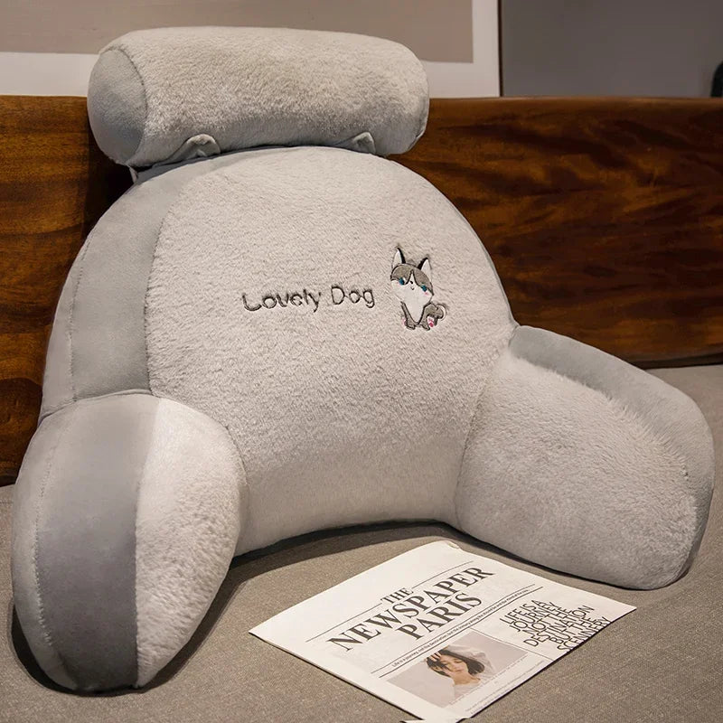 SupportHugger - Rückenstützkissen. Zackt Lendenkissen für Sofa & Bett