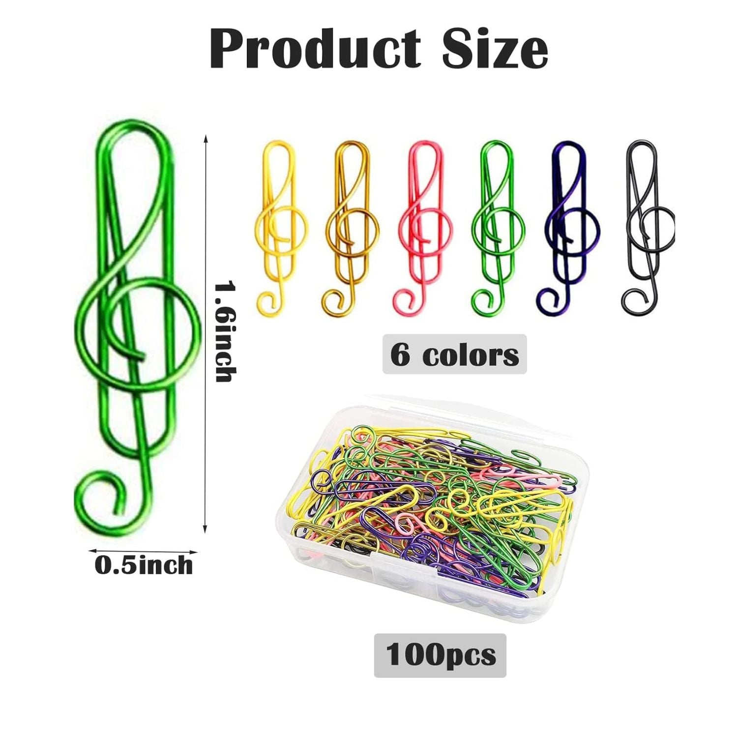 NoteClips - Musiknoten-Büroklammern – für Schule, Büro & kreative Geschenke