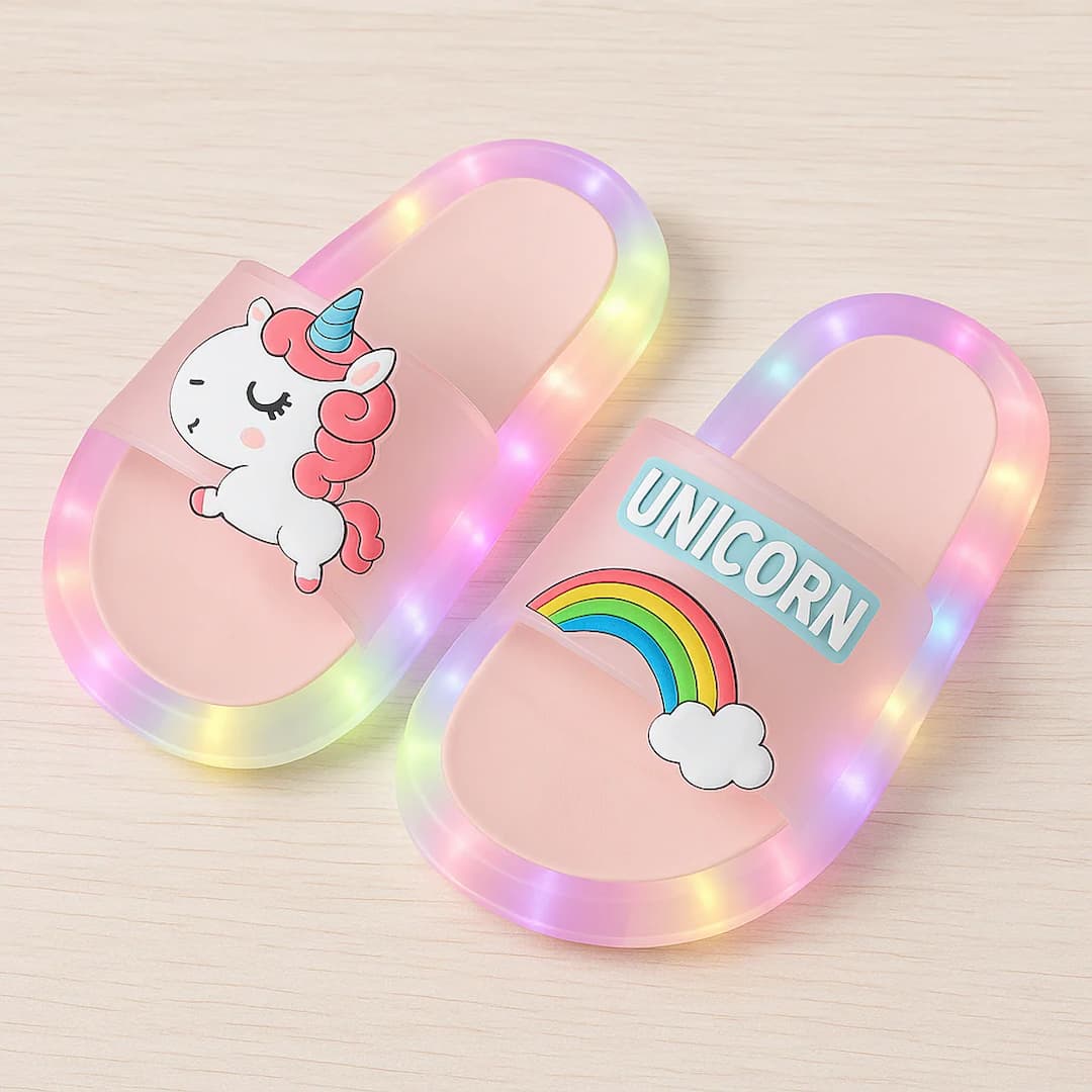 Magische Einhorn-Hausschuhe für Kinder
