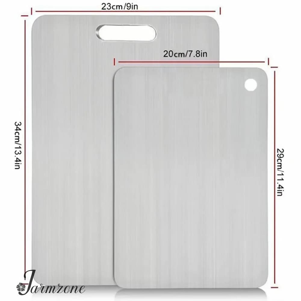 StenaBoard - Zuverlässiges Edelstahl Schneidebrett — Gesund schneiden ohne Mikroplastik