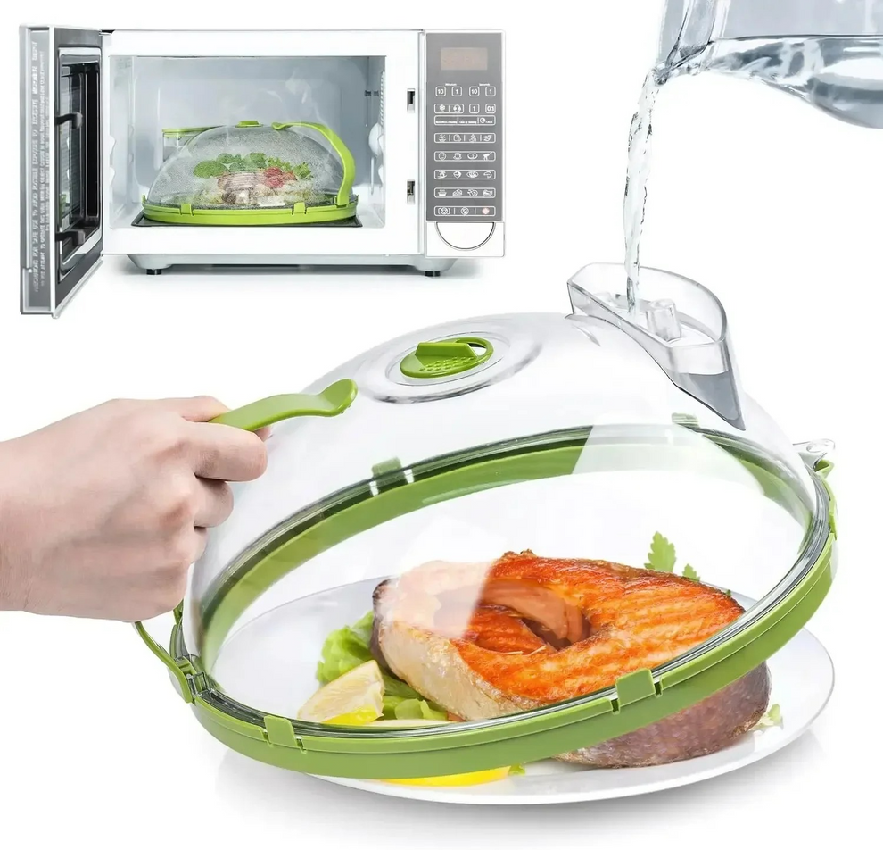 Microwave Cover - Mikrowellen-Dampfgarer und Spritzschutz