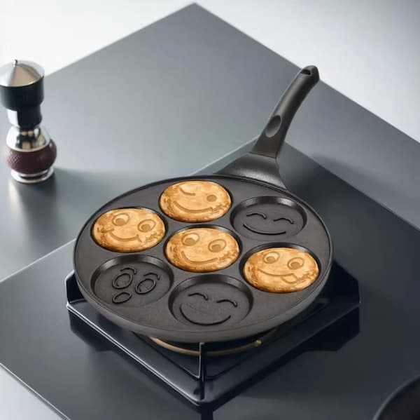 SmileyPan - Perfekt gewendete Smiley-Pfannkuchen für einen glücklichen Start in den Tag