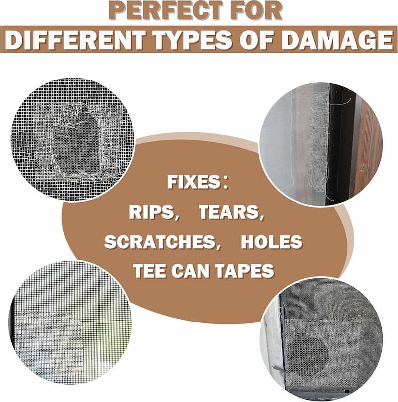GitterFix - Reparatur-Gewebeband für Fliegengitter – Robust und wetterfest