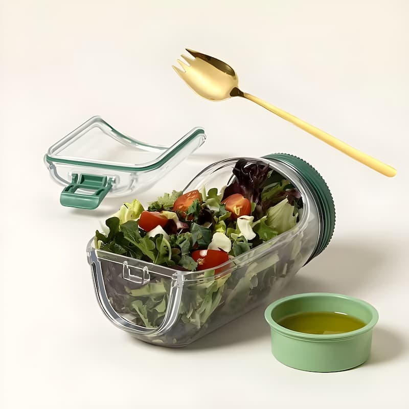 SaladJar - Salatbehälter mit Fächern
