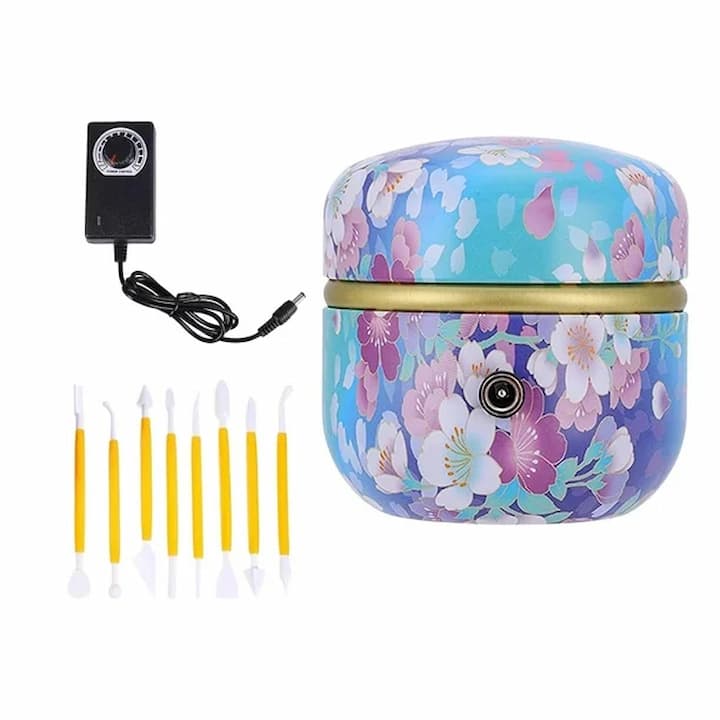 Potera - Tragbare Mini-Töpfermaschine (GRATIS 8 Bildhauerwerkzeuge)