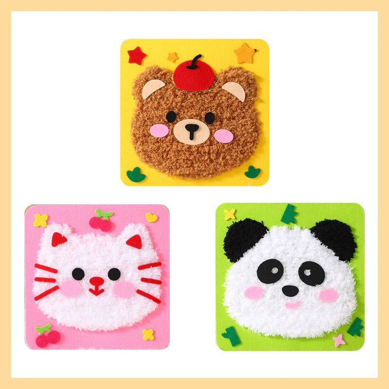 Fuzzy Drawings - Set zum Basteln einer Stickpuppe