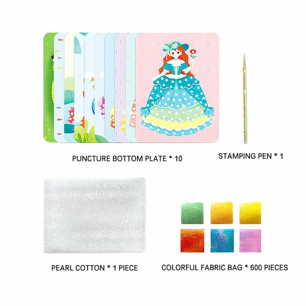 FabricCreations - Interaktives Stoffpuzzle-Set