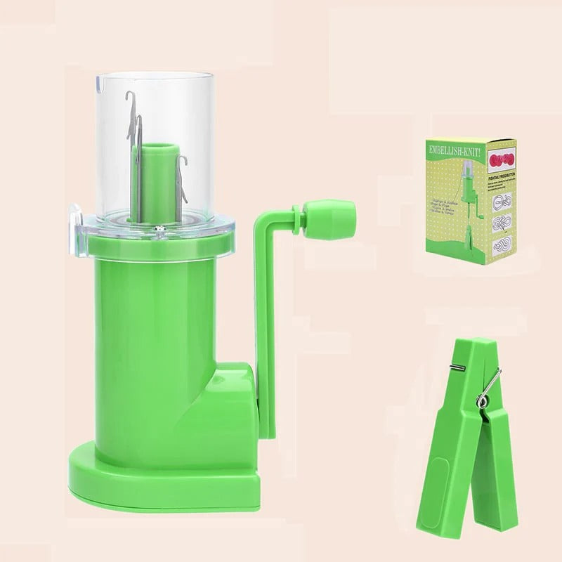 KnitCord - Schnellstrickmaschine für I-Cord — Schneller I-Cord-Macher mit perfekter Spannung