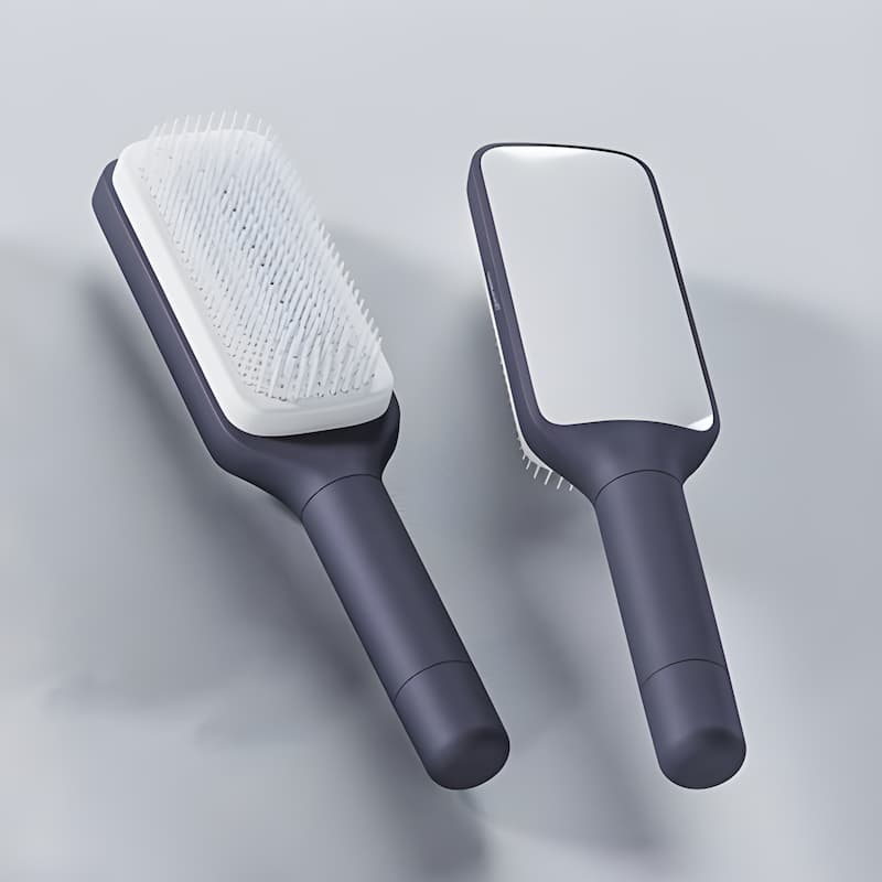 SeluBrush - Selbstreinigende Bürste — Entfernt Haare mühelos aus den Borsten