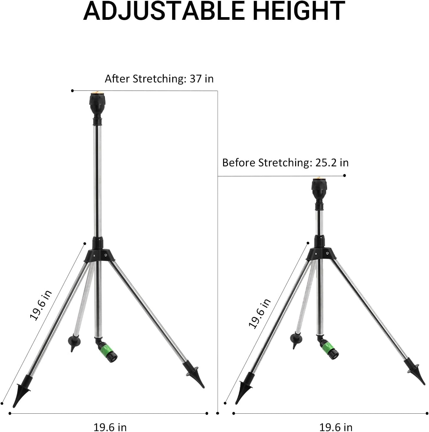 Tripod Sprinkler - Bewässern Sie Ihren Rasen und Ihre Pflanzen ganz einfach!