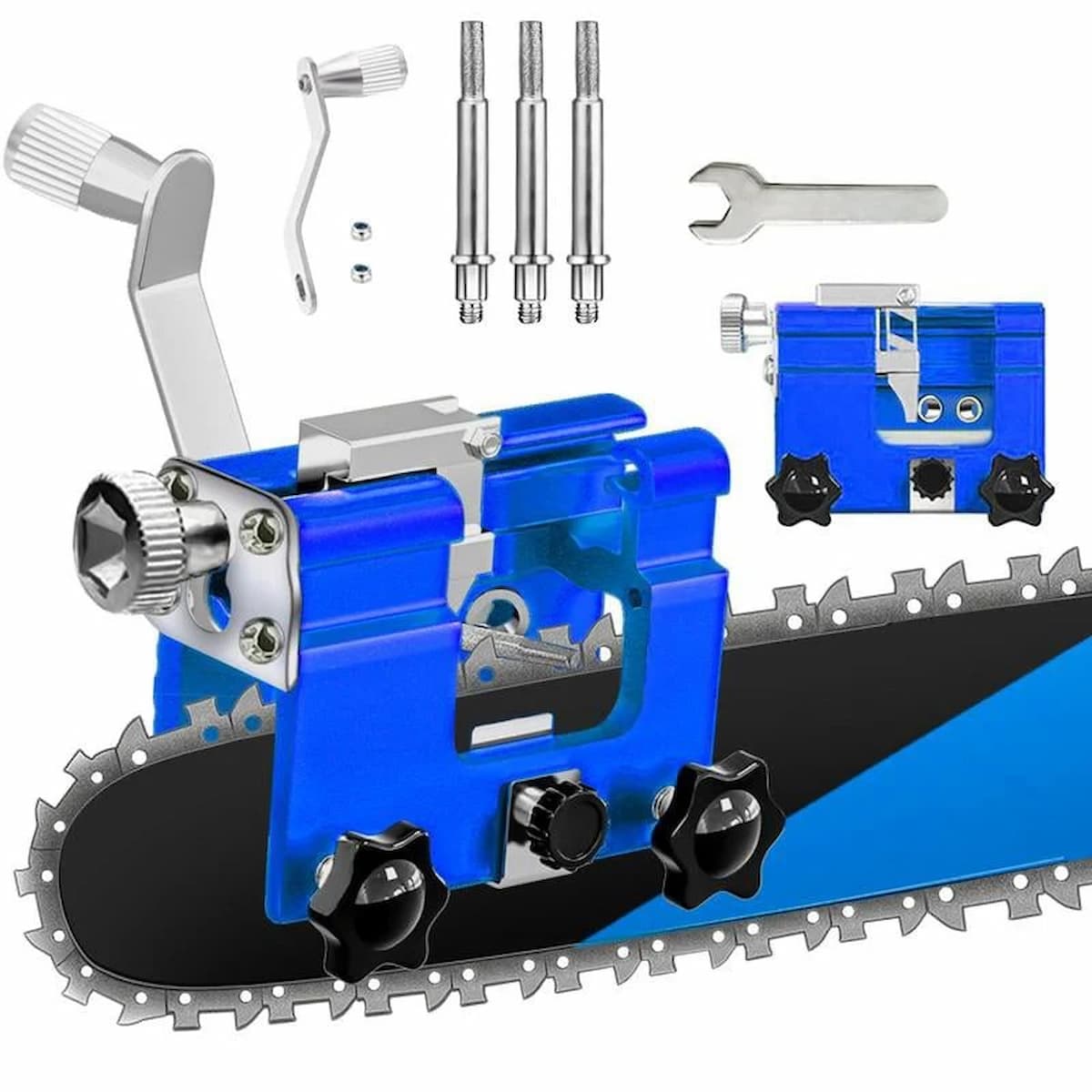 Tragbarer Kettensägen-Schärfer